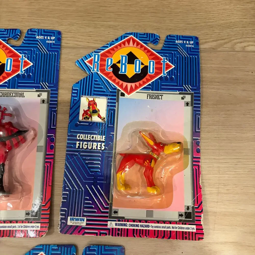 LOT 5 ReBoot Collectible Action Figures Irwin 1995